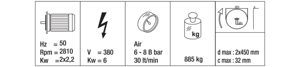 caracteristicas TIGER 500-II S